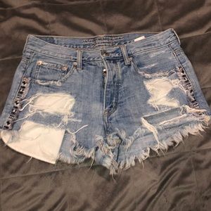 american eagle cut off shorts